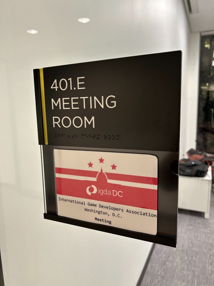 A photo of the meeting room at MLK Library where the meetup is happening. Room 401-E. Game devs of all kinds welcome!