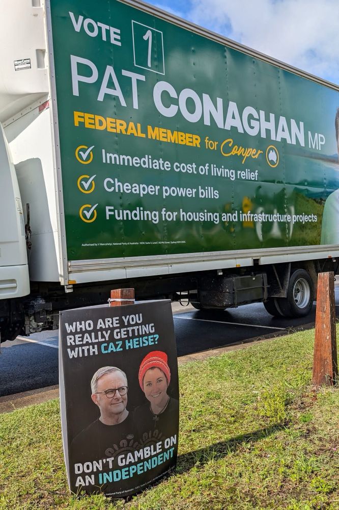 Campaign poster by Nationals 