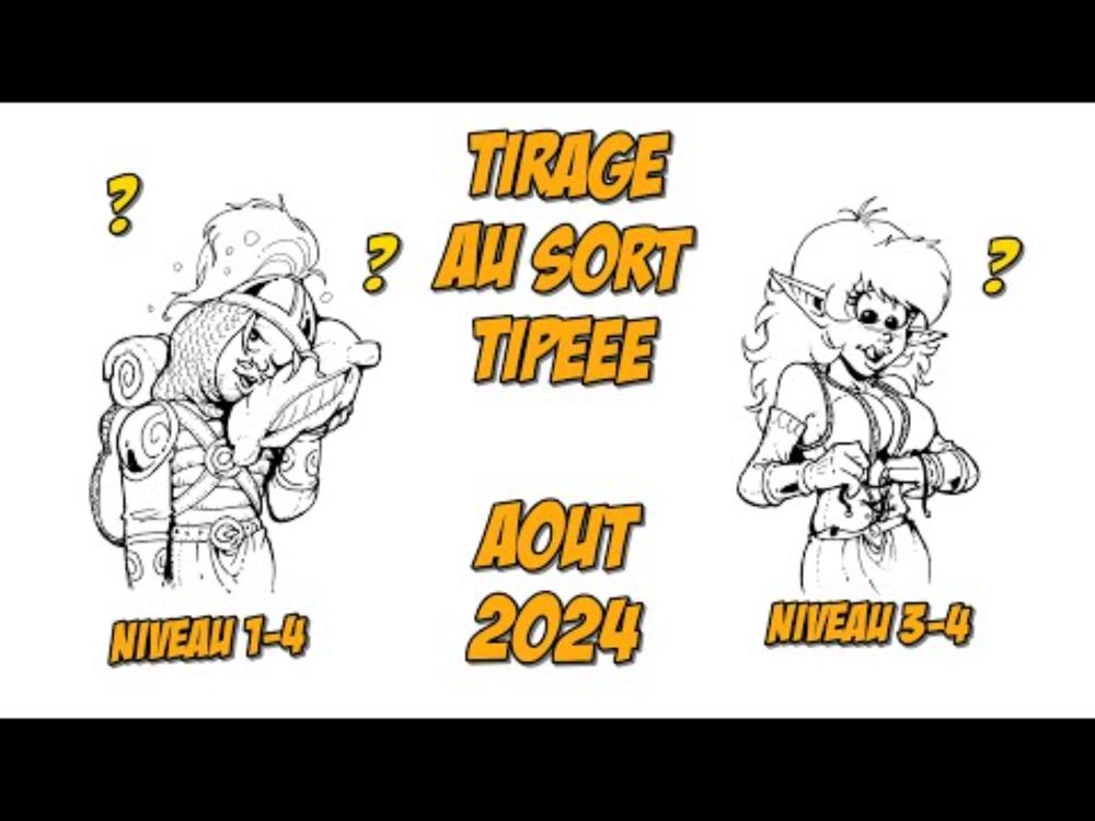 Tirage au sort Tipeee - Aout24