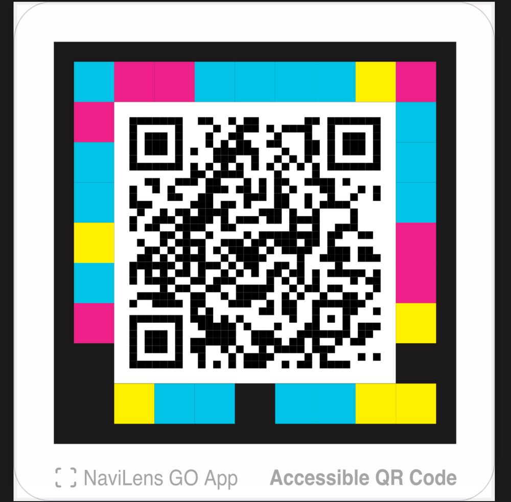 Código QR Navilens de mi blog Cocinando materiales.