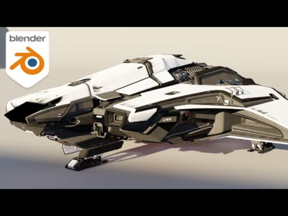 Star Citizen Ship Design in Blender  BREAKDOWN