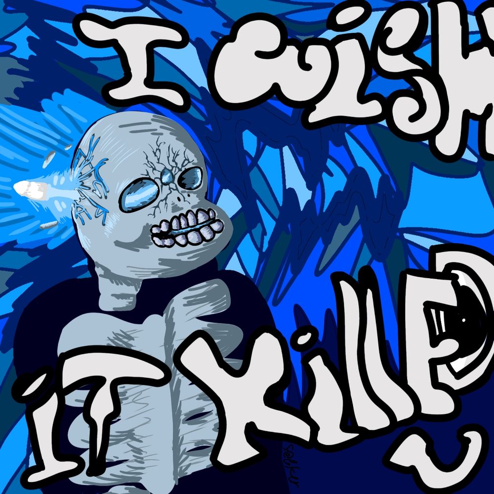 Text of the "birthday boy" (who will remain unnamed) getting shot with the text "I wish it killed U" 