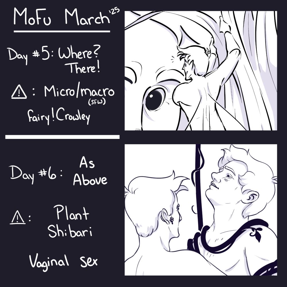 Safe for work previews of not safe for work Mofu March fills days 5 and 6.