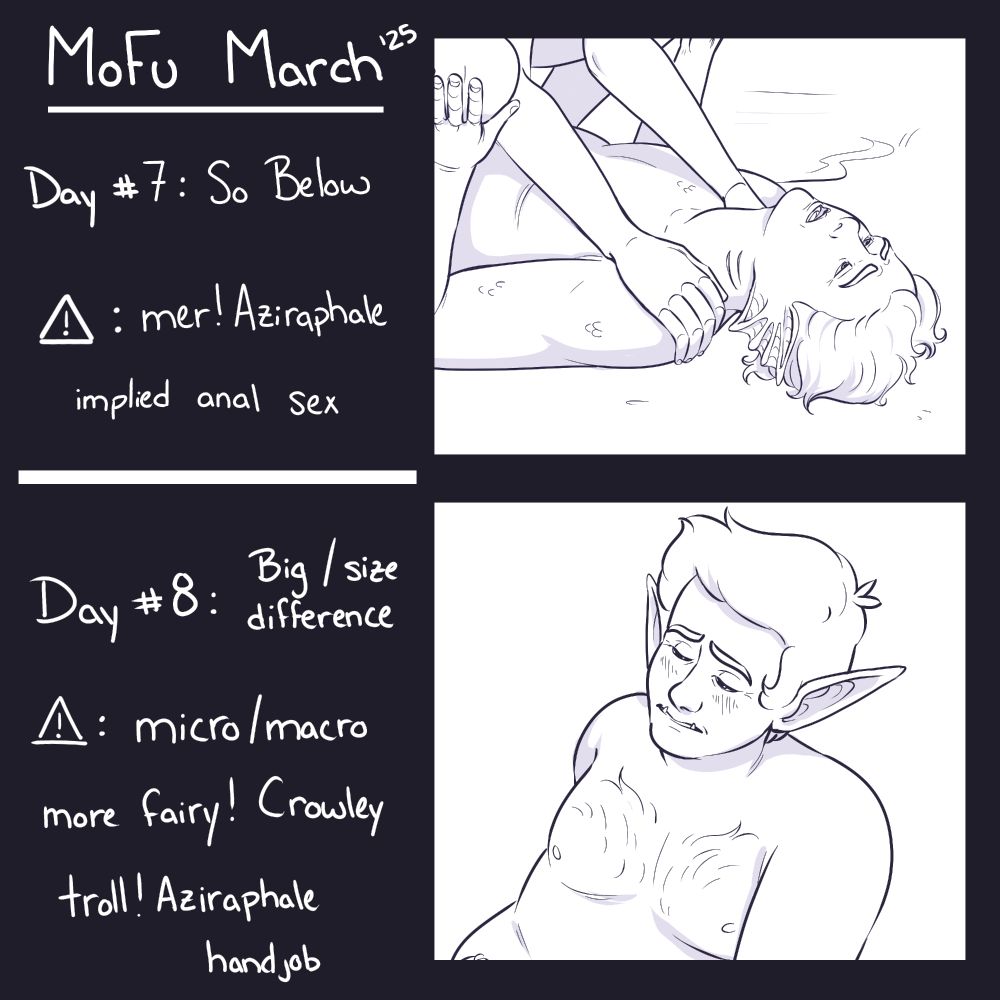 Safe for work previews of not safe for work Mofu March fills days 7 and 8.