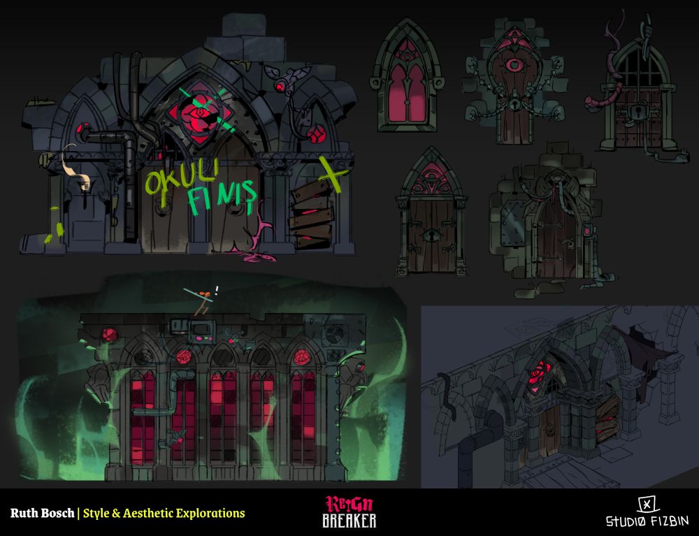 Environment concepts for Reignbreaker by Studio Fizbin