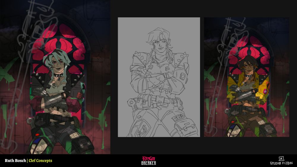 Clef character concept for Reignbreaker by Studio Fizbin