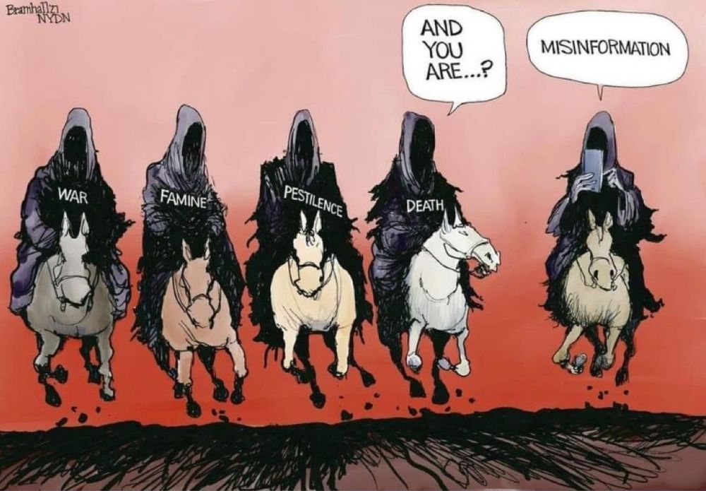 4 Horsemen of Apocalypse with the 5th joining