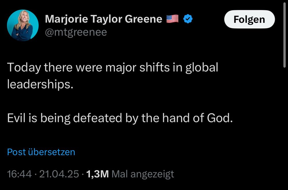 Today there were major shifts in global leaderships.

Evil is being defeated by the hand of God.