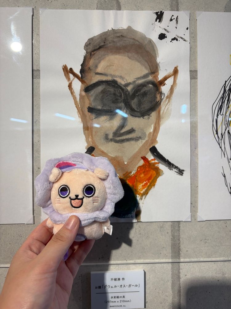 不破湊さんが描いたグウェル・オス・ガールさん（とてもお上手）とがおっちぬい