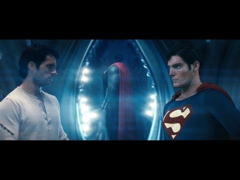 Superman meets Superman (Christopher Reeve & Henry Cavill)