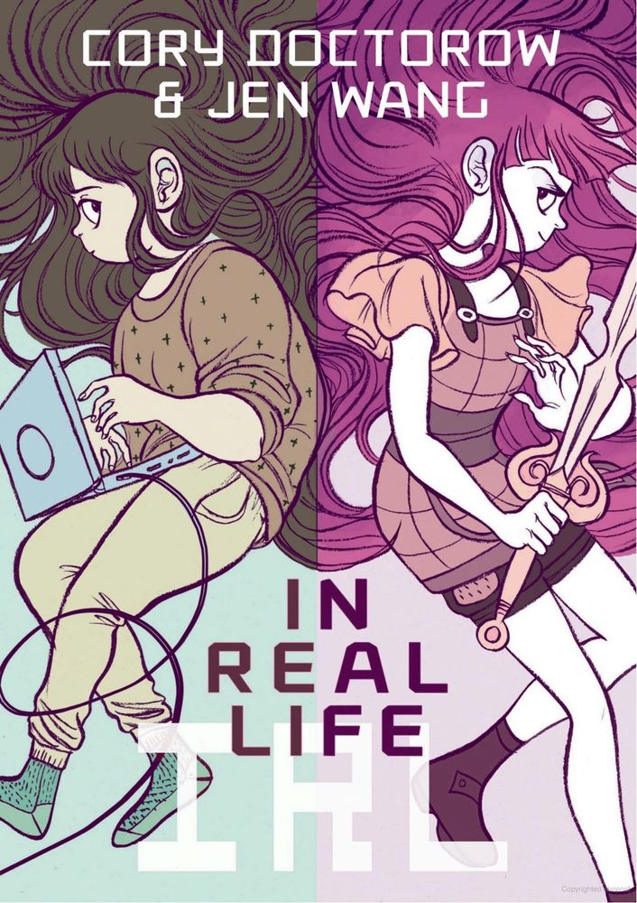 Graphic novel "In Real Life" by Cory Doctorow and Jen Wang