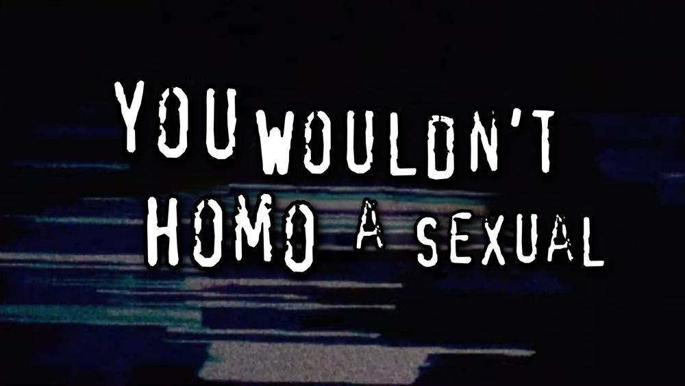 You wouldn't Homo a Sexual