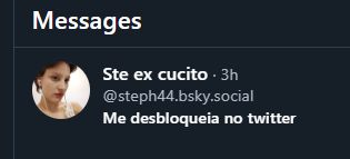 estefani pedindo unblock