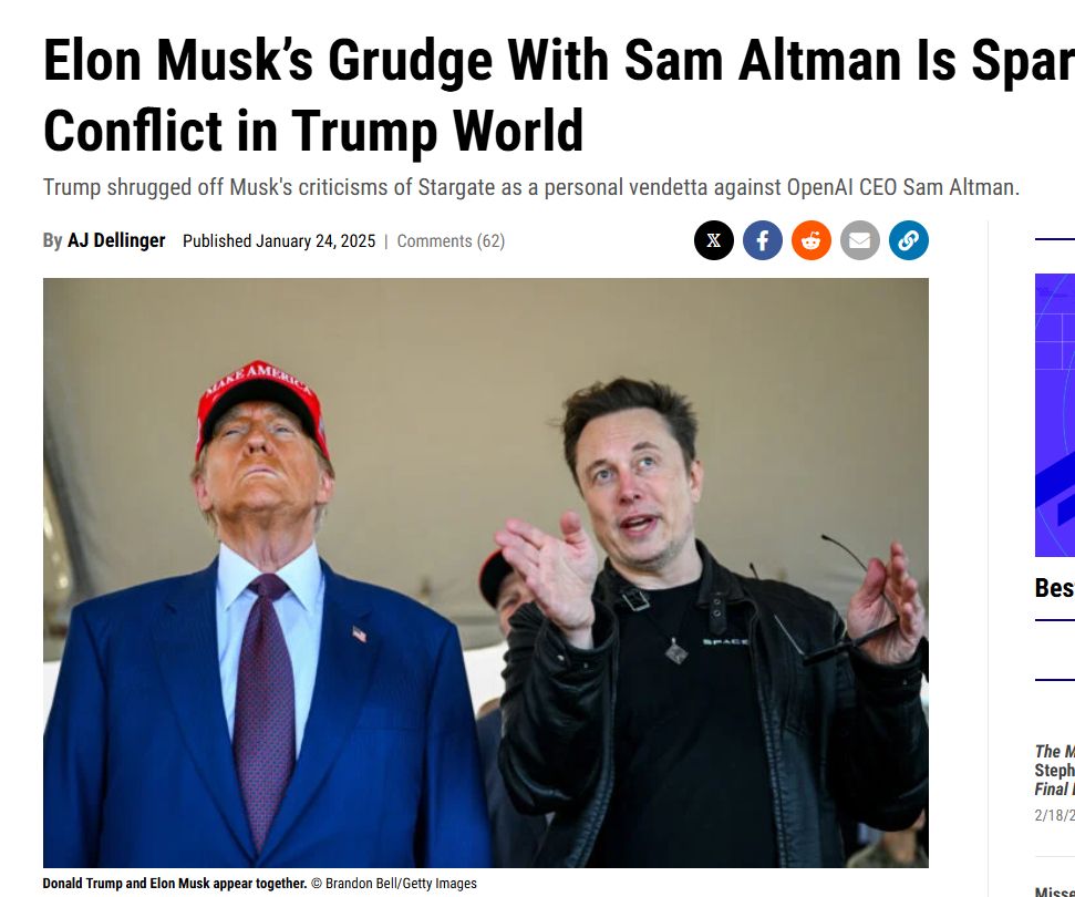 Screenshot of a Gizmodo headline