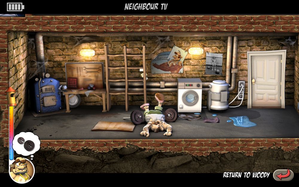 I've used 'too far' in the previous comments.  Here there are two pieces of a weight set.