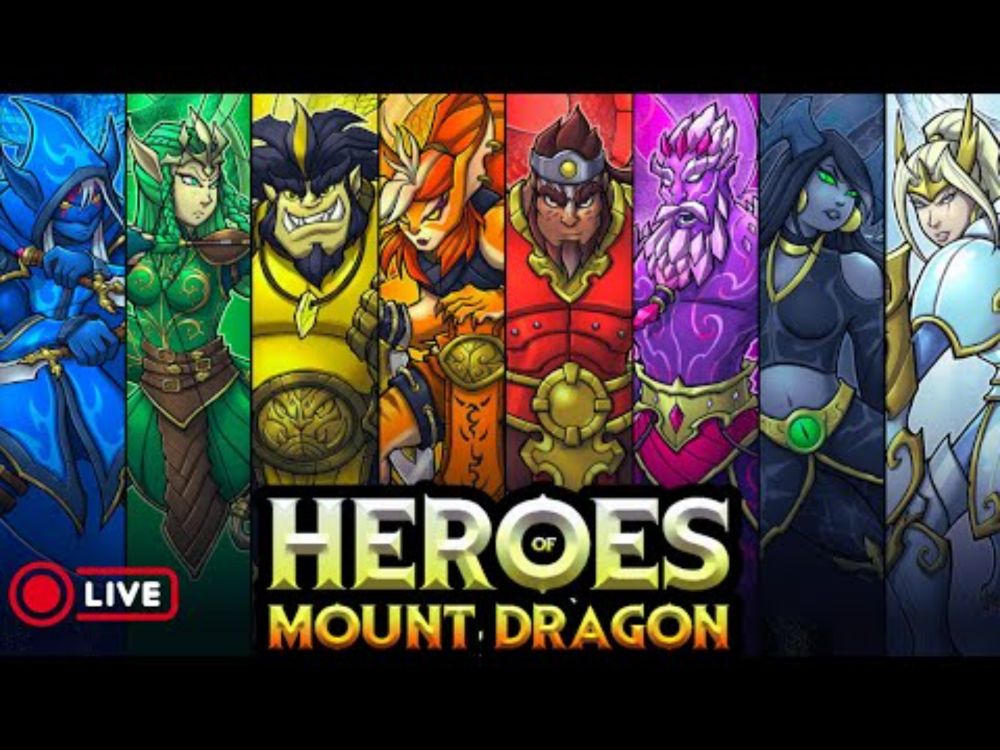Beat 'em Up Co-Op Estilo Dungeons and Dragons - Heroes of Mount Dragon