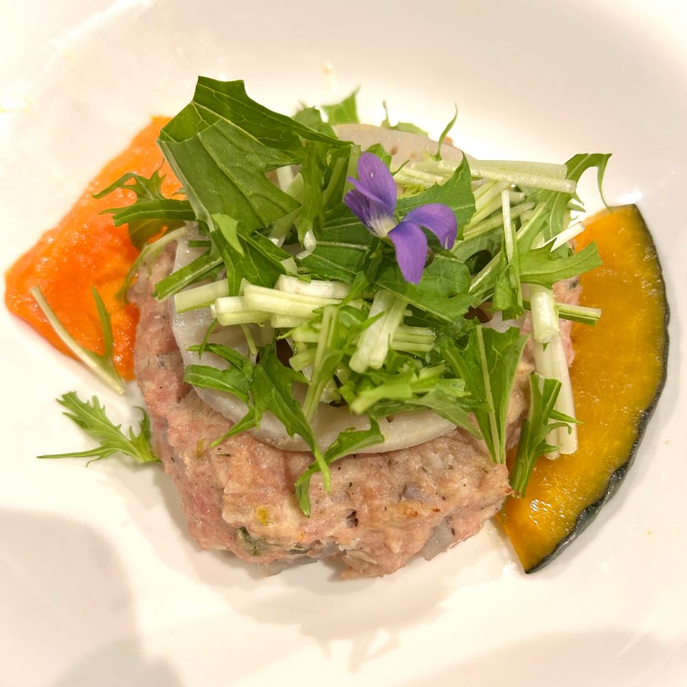 蓮根となにかのハンバーグ