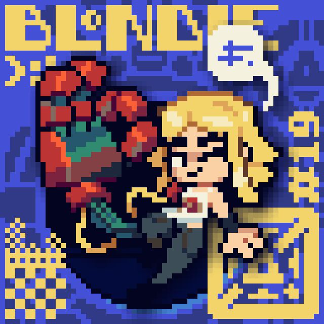Foo's OC "Blondie" as a magazine cover