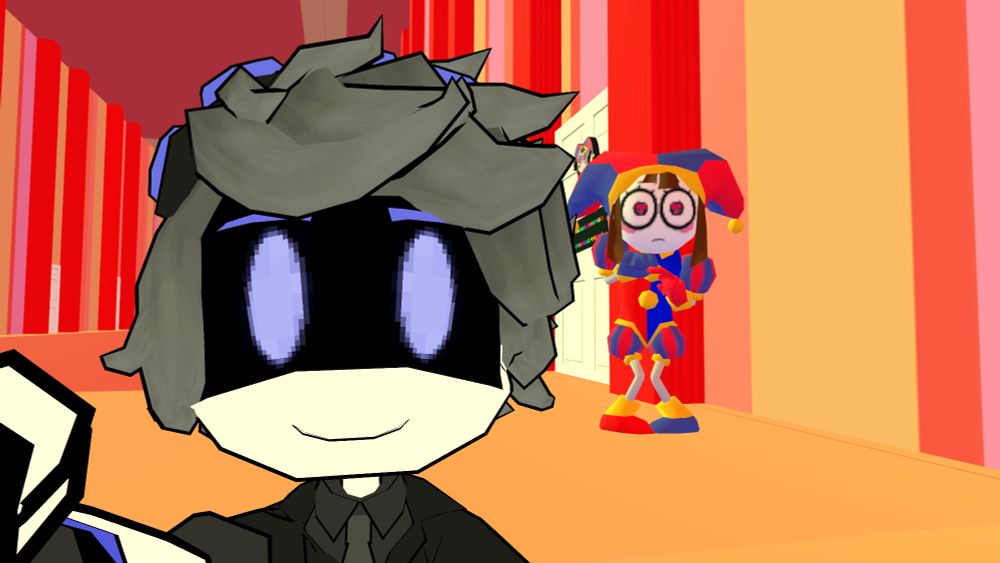 Me, in VRChat, in front of a mirror.