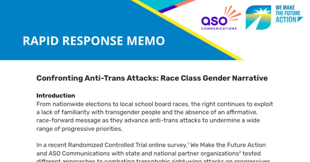 Confronting Anti-Trans Attacks: RCGN