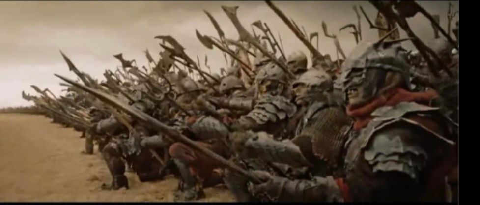 Bad guys from Lord of the Rings