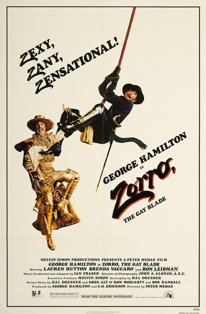 Zorro: The Gay Blade (1981) ⭐ 6.2 | Action, Adventure, Comedy