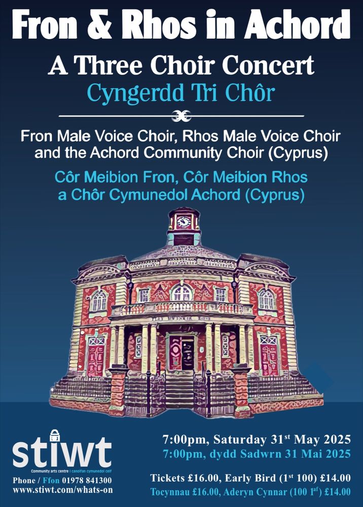 Poster advertising the concert.