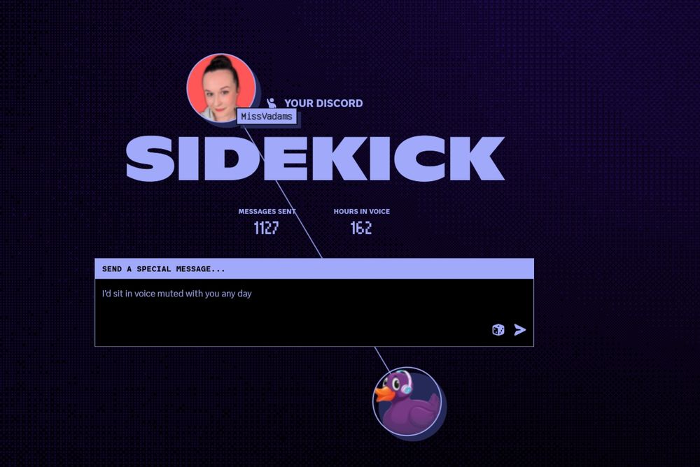 Discord recap screenshot between Septemberduck and MissVadams