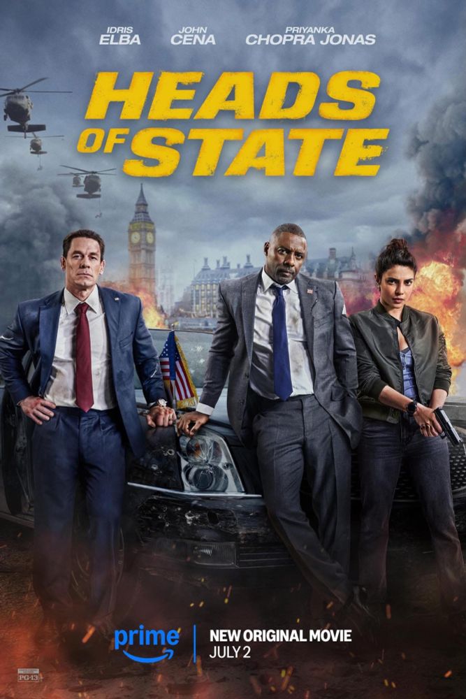 Poster for the film Heads of State. 