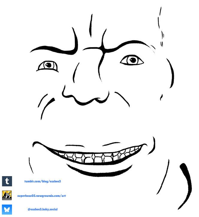 The Heavy from TF2 getting WAAAAY too close.