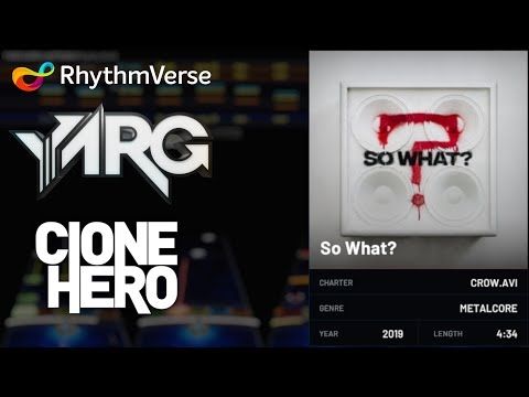 While She Sleeps - So What? Custom Chart Preview Full Band