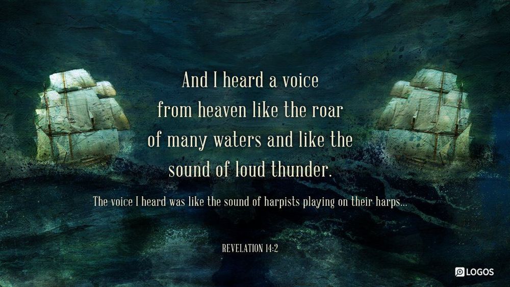 shesays_ replurks zoeboy shares Revelation 14:2 ESV - And I heard a voice from… | Bi...Revelation 14:2 (NKJV): And I heard a voice from heaven, like the voice of many waters, and like the voice of…