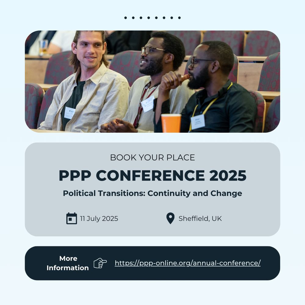 Three people sat enjoying the conference last year with an invitation to book your place for the 2025 conference now by going to the PPP website.