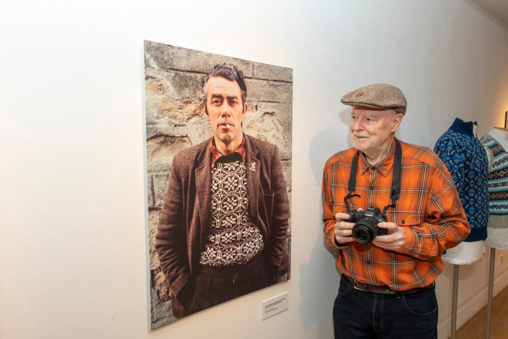 ‘A real moment in time’ – photographer returns to Shetland 50 years later to open exhibition celebrating Fair Isle knitwear