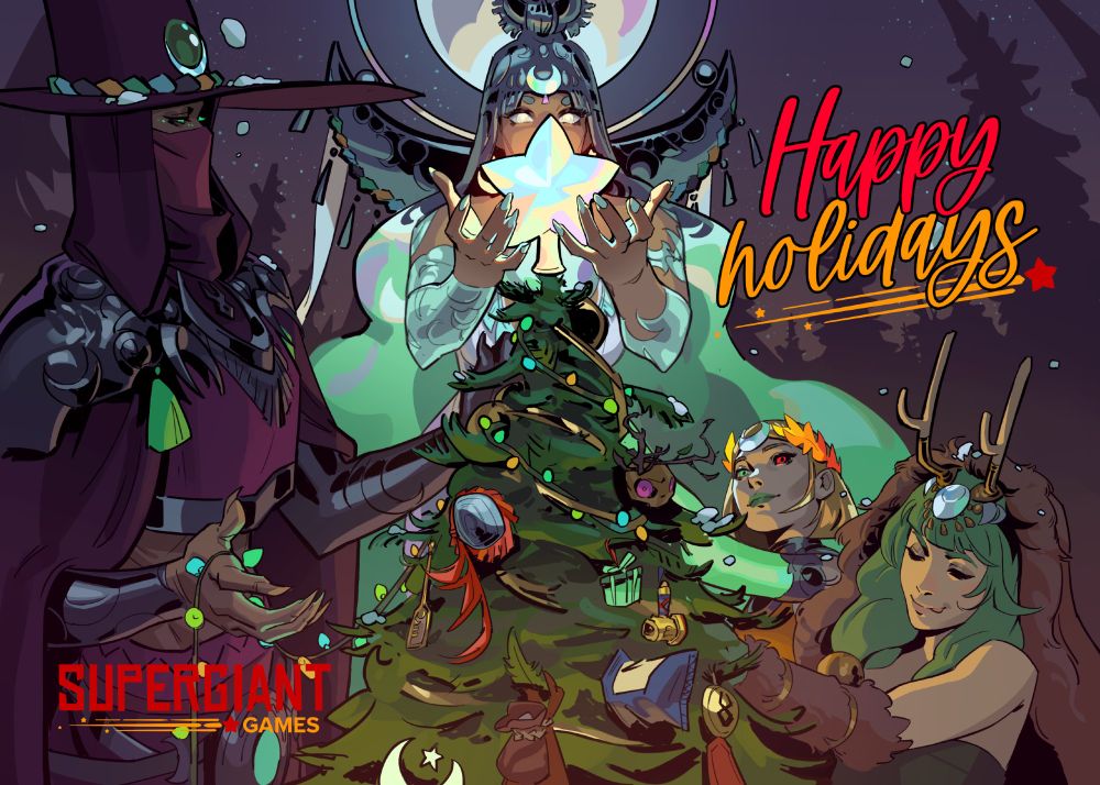 The Silver Sisters decorate the Crossroads for the winter solstice. Happy holidays!