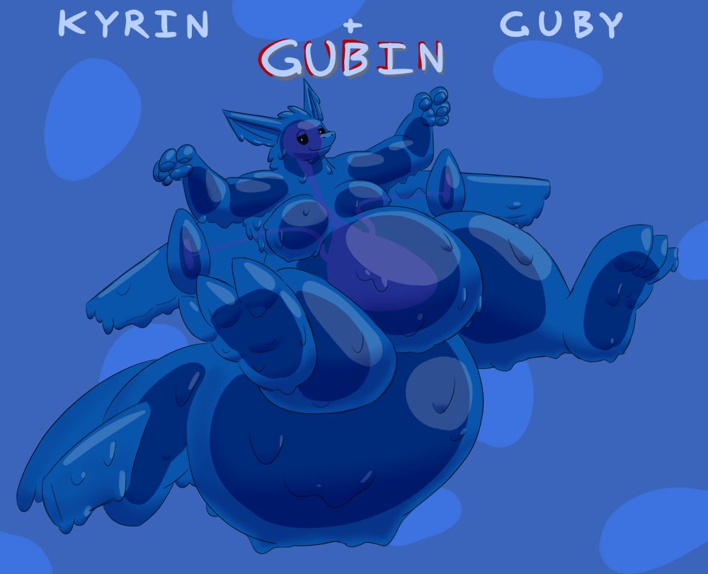 ...creating Gubin, a blue transluscent planedragon shark thing