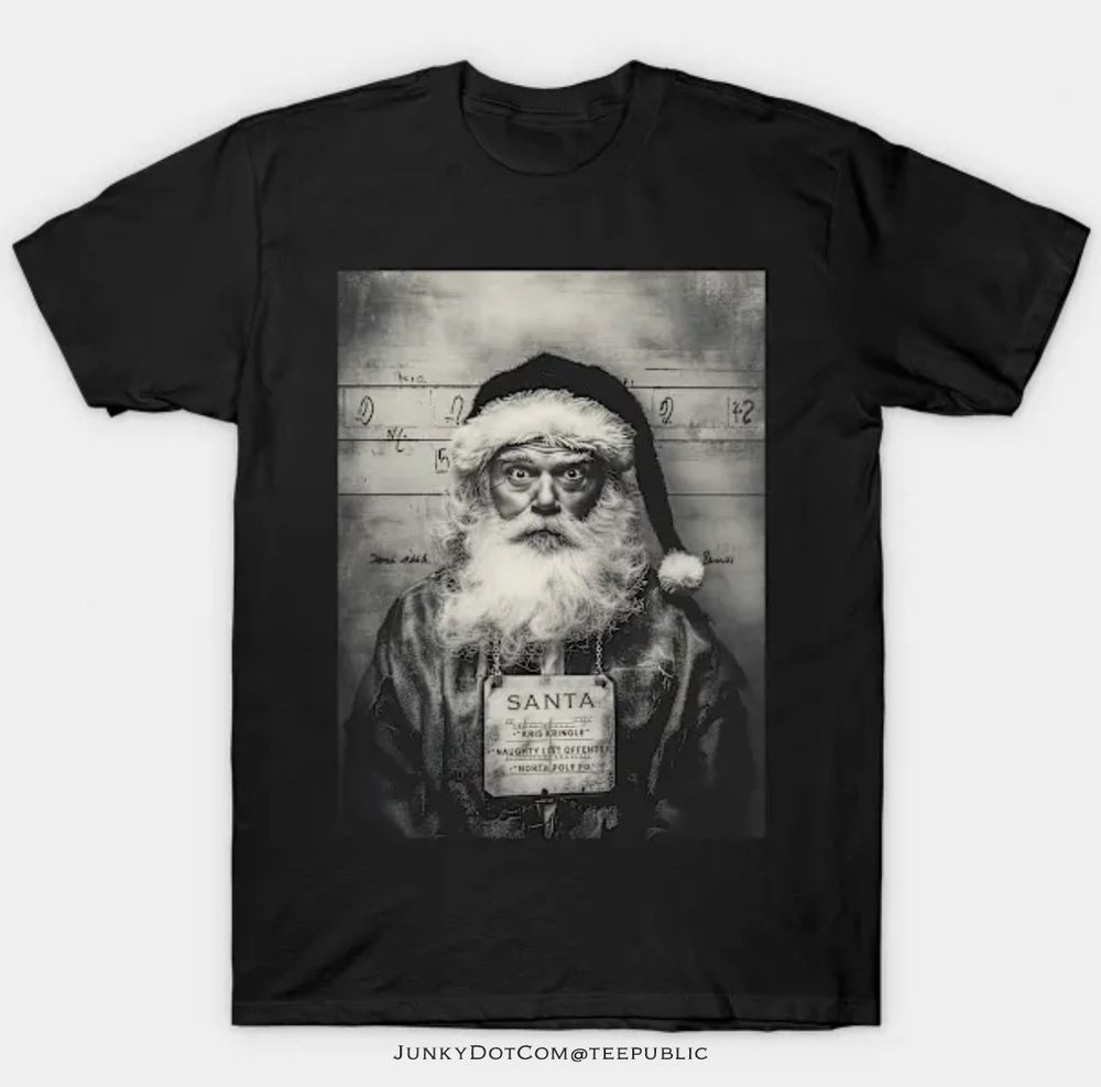 Santa Claus Mugshot: Naughty List Gone Wrong