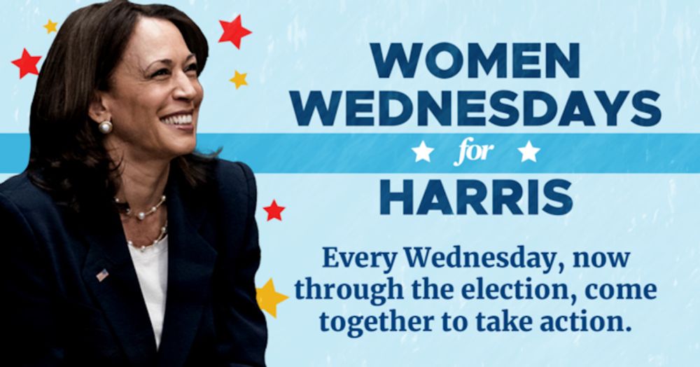 Women Wednesdays for Harris · Indivisible