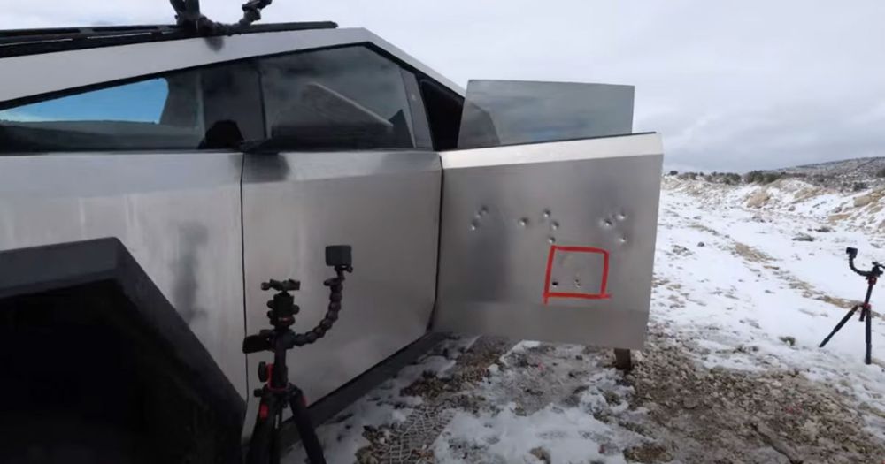 Video Shows Bullets Tearing Right Through Cybertruck