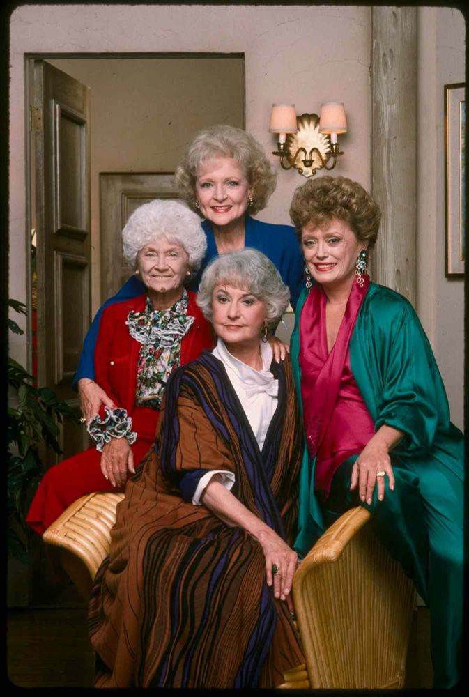 Bea Arthur, Betty White, Rue McClanahan and Estelle Getty in "The Golden Girls"
