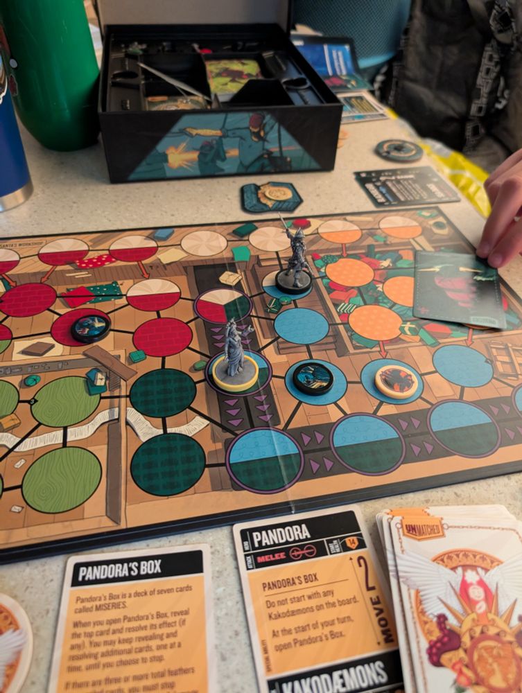 Black Beard beating Pandora without much effort on our trailer table