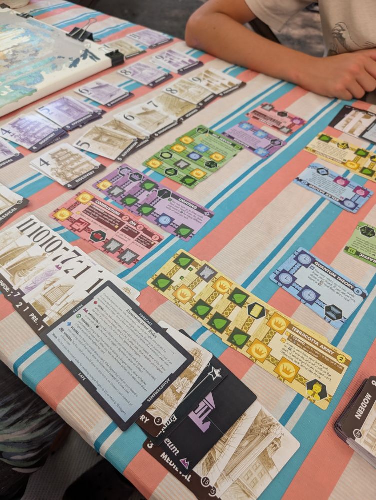 Innovations Ultimate with the Artifacts of History expansion on the picnic table