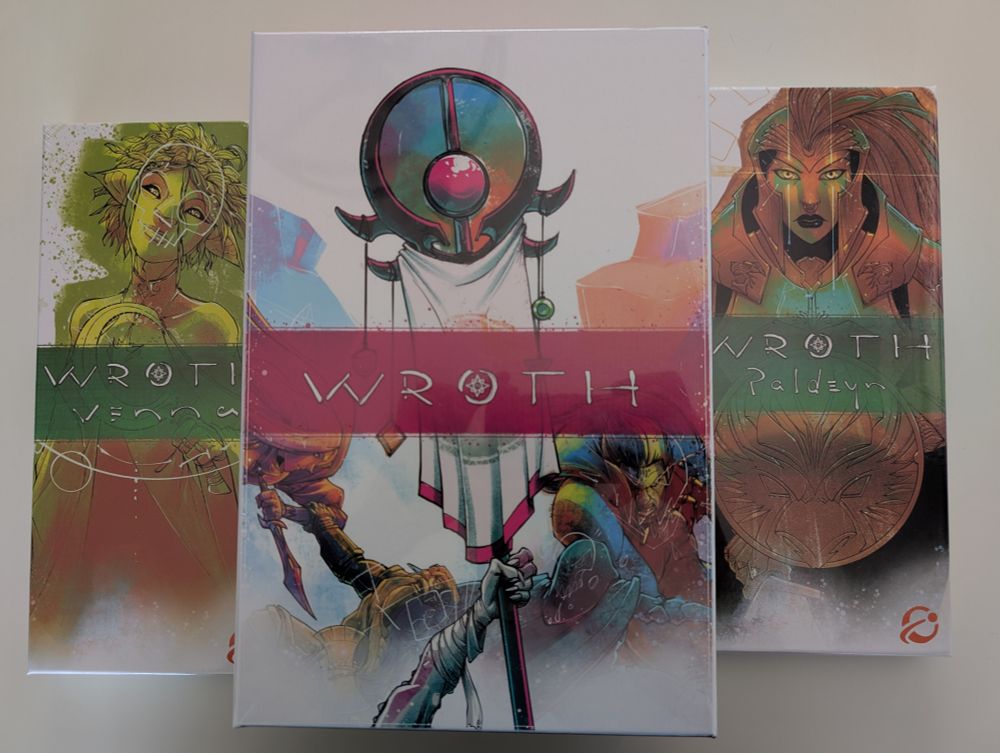 Wroth review copy with the Venna and Paladin expansions