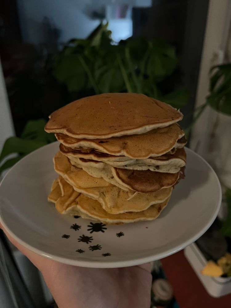 vegane Apfel-Pancakes
