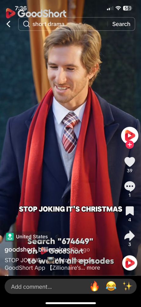 Stop joking, it's Christmas, James keeps saying 