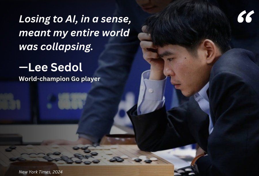 Everyone will have their Lee Sedol moment at a different time.
