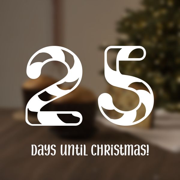 25 days until Christmas!