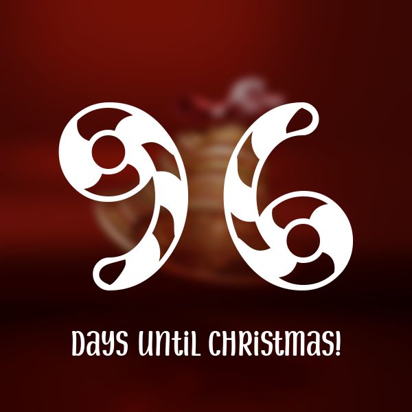 96 days until Christmas!