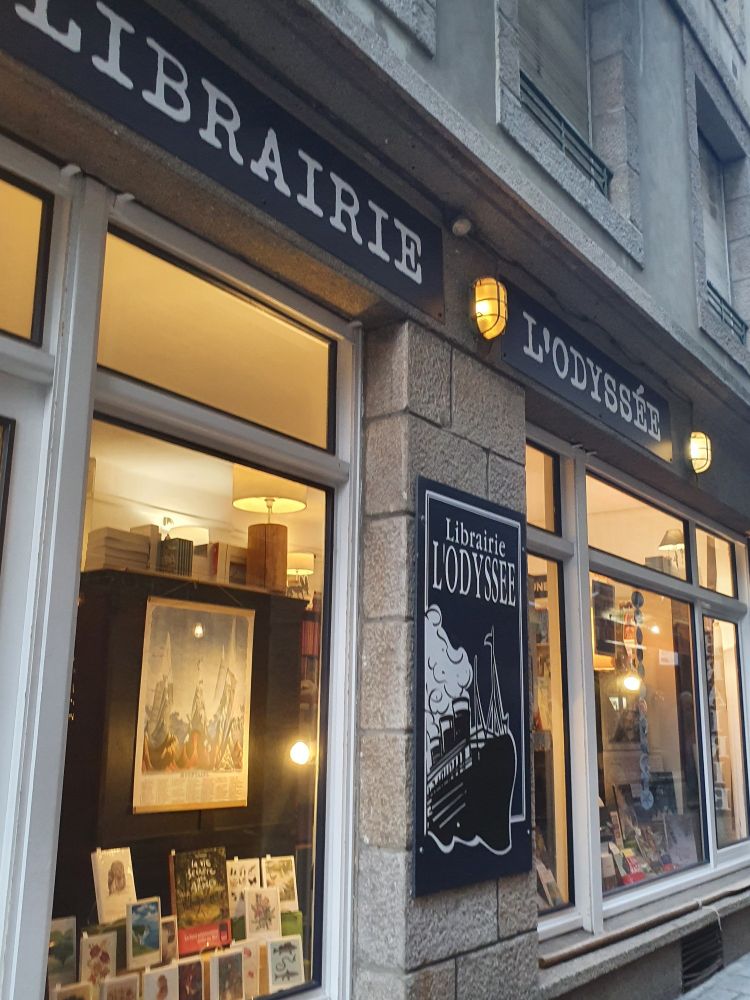 La librairie l'odyssée à Saint malo