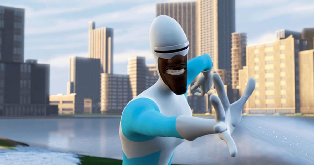 Frozone from The Incredibles, a Pixar production